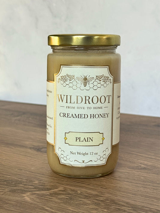 Jar of Wildroot Creamed Honey