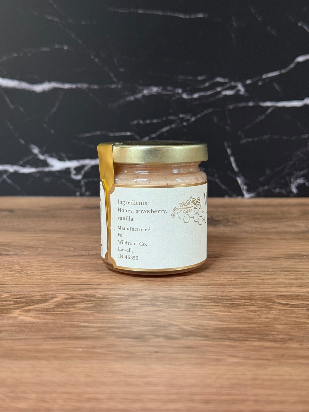 Wildroot Honey - Strawberry Vanilla Creamed Honey | 4oz