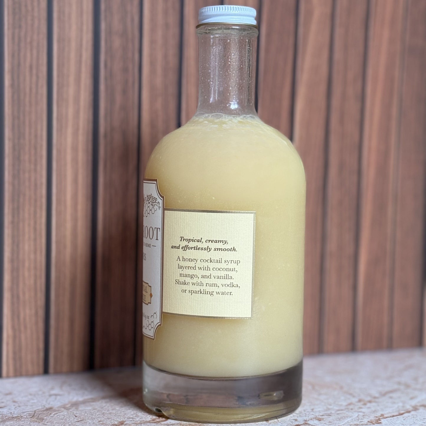 Wildroot Pours - Tropical Breeze | Honey-Based Cocktail Syrup | 16.9oz