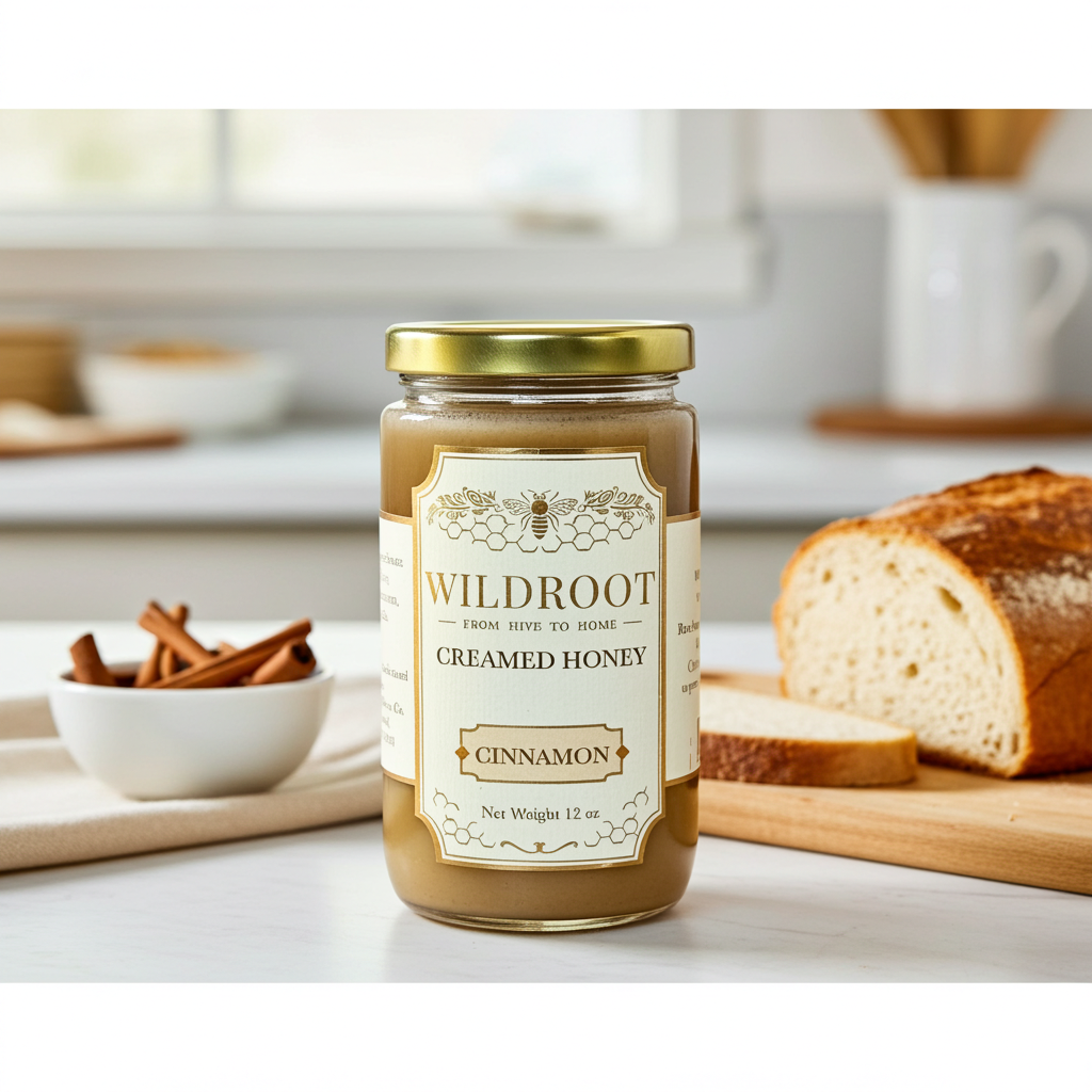 Wildroot Honey - Cinnamon Creamed Honey | 12oz